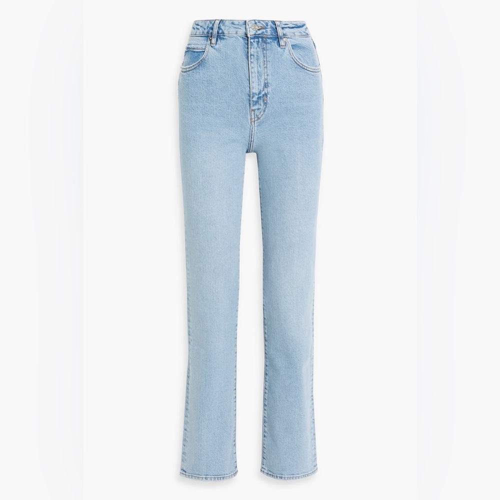 FRAME The Ruler High-rise Straight-Leg Women’s Jeans - Picture 1 of 9